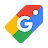 The Shopping logo, a multicolored price tag icon with a white "G" in the middle.